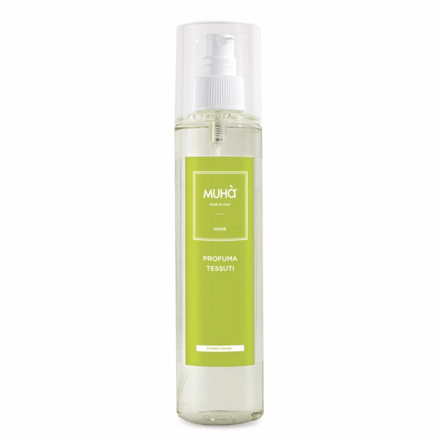 Spray Tessuti Fitness Power 250 ml – fragranza energizzante e rinvigorente per tessuti – Muhà