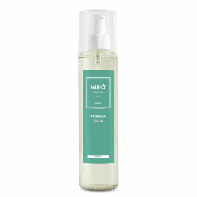 Spray Tessuti Intenso 250 ml – fragranza marina, fiorita e legnosa per tessuti – Muhà
