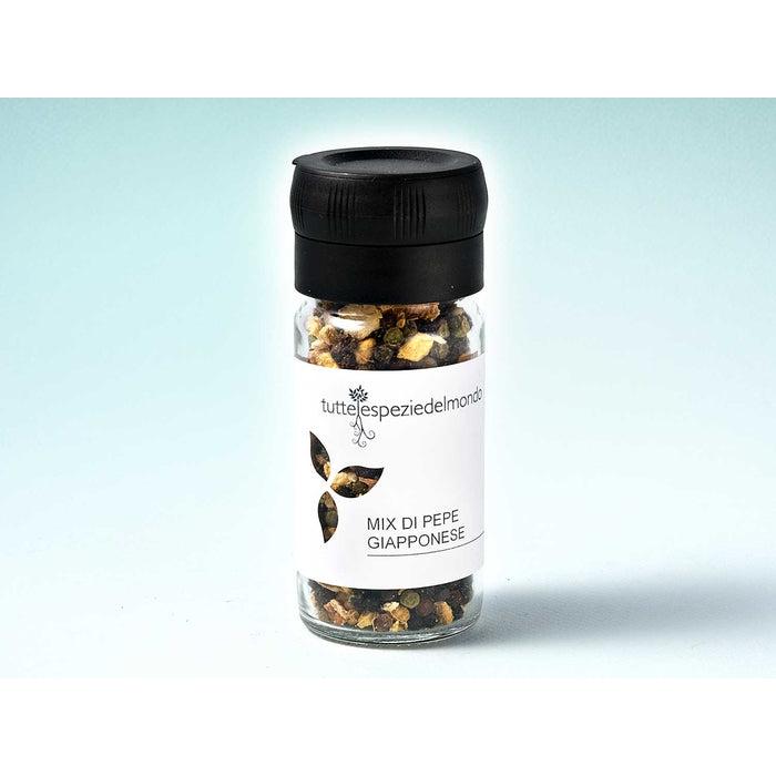 Mix di Pepe Giapponese 40gr - Vasetto Tappo Macina
