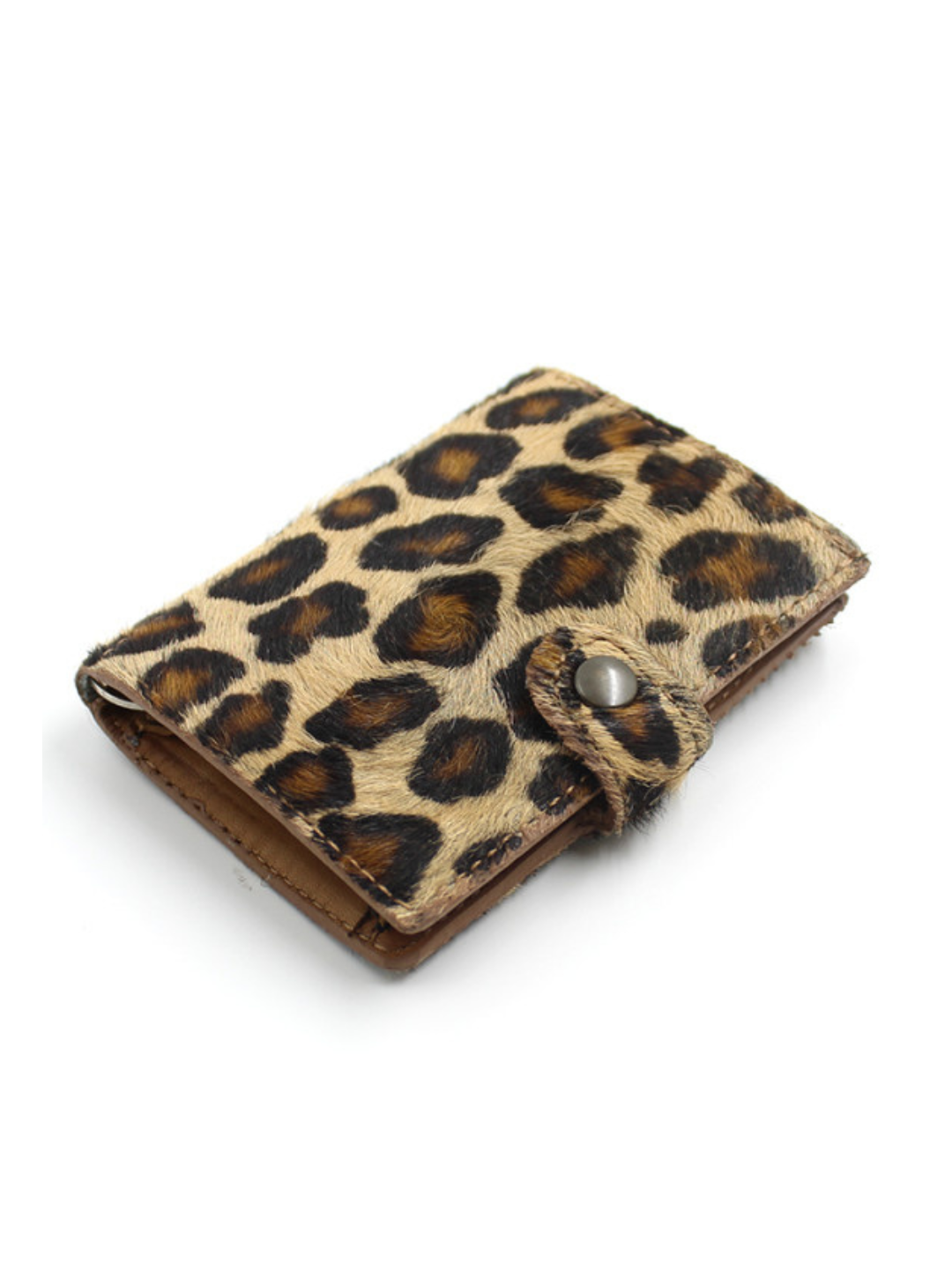 Cavallino iClutch – Portafoglio zip compatto Leopard | Kjøre Project