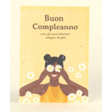 Buon Compleanno - Cartoline Piantabile