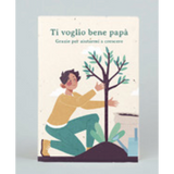 Ti voglio bene papa - Cartoline piantabile