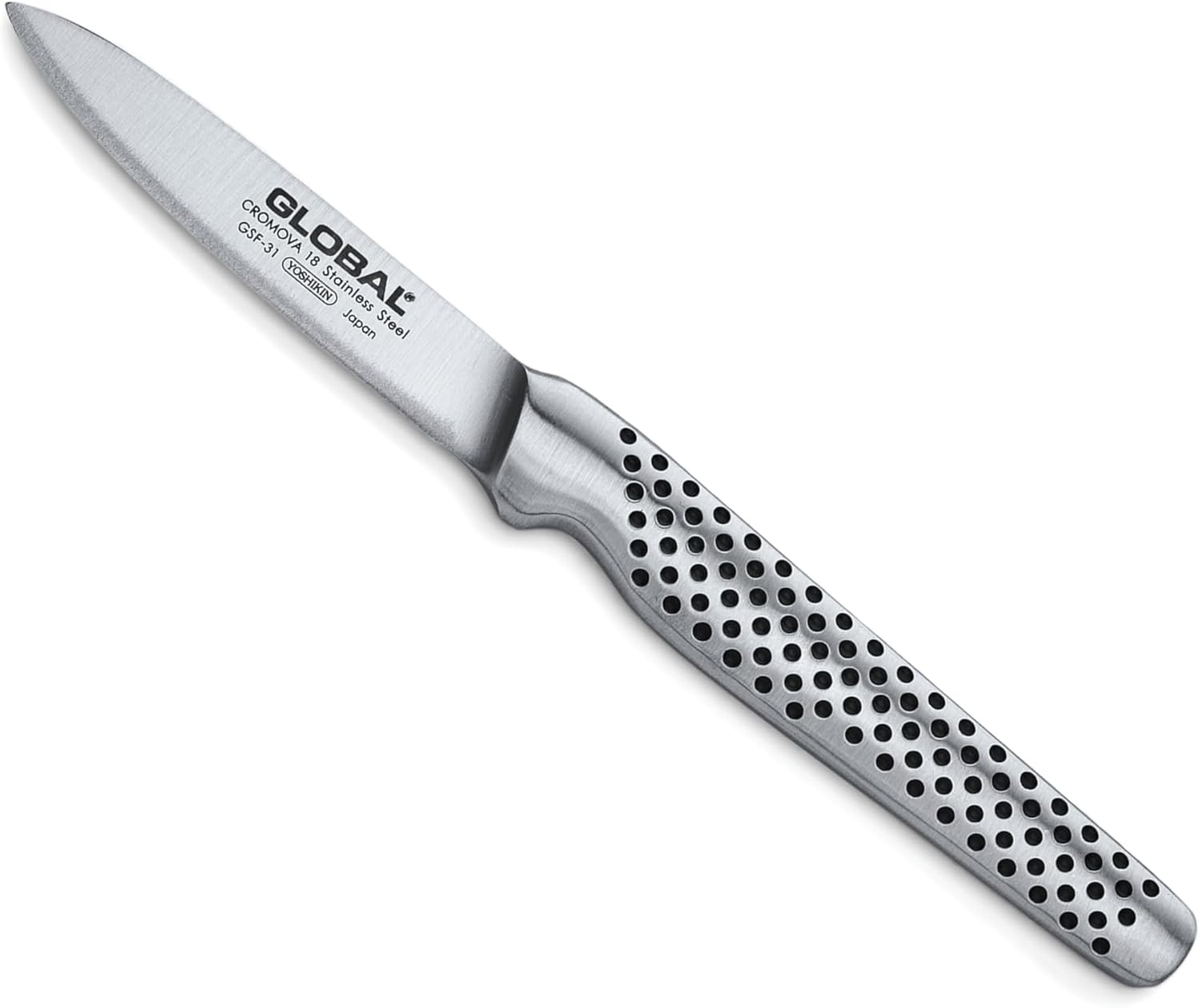 Global GSF‑31 Peeling Knife 8 cm (Large Handle) – Lama precisa, bilanciamento professionale – Global