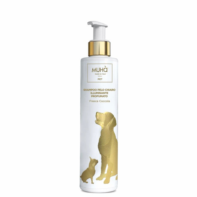 Shampoo Pelo Chiaro 200ml Fresca Coccola – Candore e Luminosità Naturale con Aloe, Camomilla e Papaya | Muhà