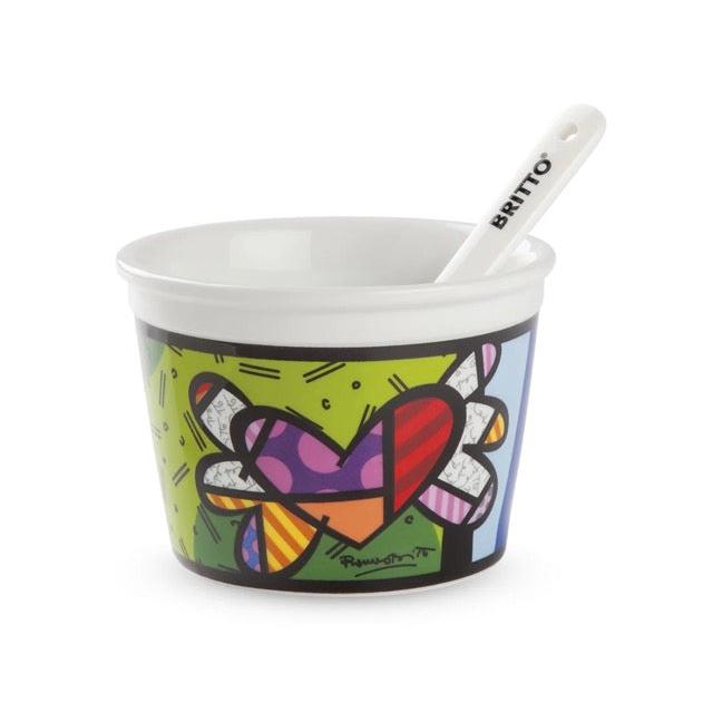 COPPETTA GELATO BRITTO CM.9 C/CUCC. CUORE ML.250