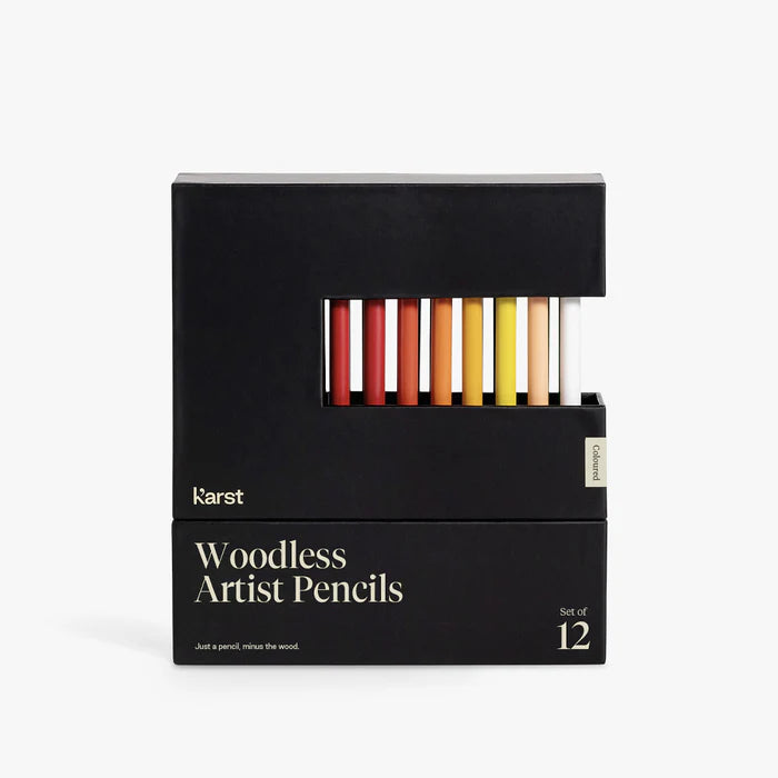 Woodless  Artist Pencils 12