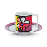 Tazzina Caffè con Piattino Britto Fiore