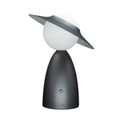 Lady Jo Grey Metal Lampada da Tavolo Ricaricabile • 3 livelli dimmer touch – Lady
