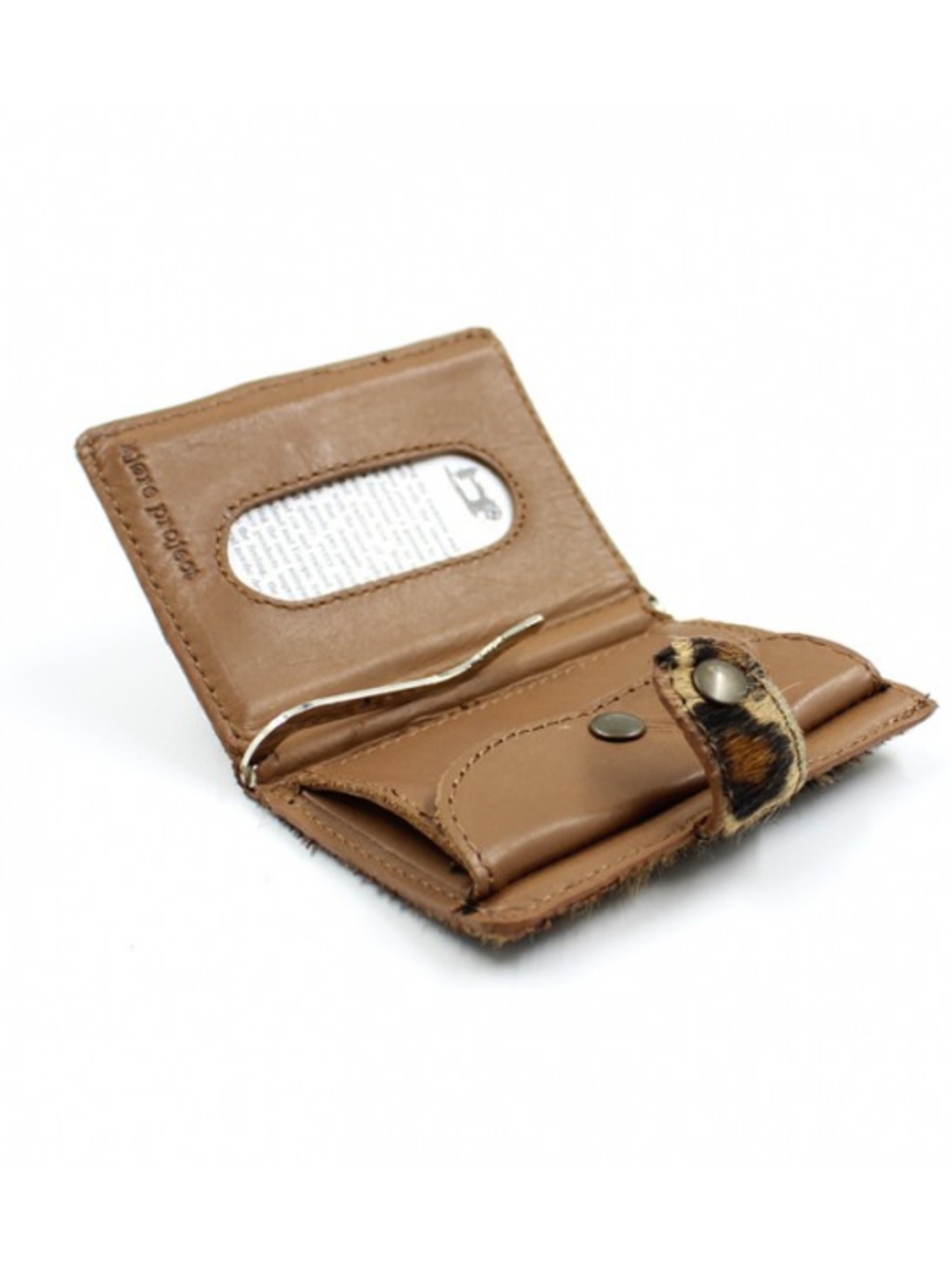 Cavallino iClutch – Portafoglio zip compatto Leopard | Kjøre Project