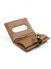 Cavallino iClutch – Portafoglio zip compatto Leopard | Kjøre Project