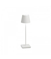 Zafferano Poldina – Lampada da tavolo LED ricaricabile, design moderno