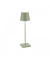 Zafferano Poldina – Lampada da tavolo LED ricaricabile, design moderno