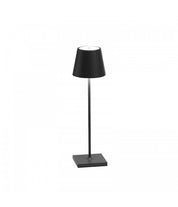 Zafferano Poldina – Lampada da tavolo LED ricaricabile, design moderno