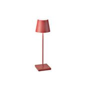 Zafferano Poldina – Lampada da tavolo LED ricaricabile, design moderno