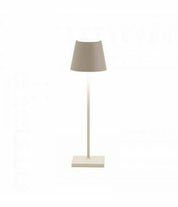 Zafferano Poldina – Lampada da tavolo LED ricaricabile, design moderno