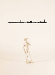 Decorazione Skyline Firenze – Silhouette da Parete 50 cm | The Line