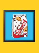 Quadro  “Sgoccioli” 20×20 cm – Stampa Premium, Grafica Timidessen