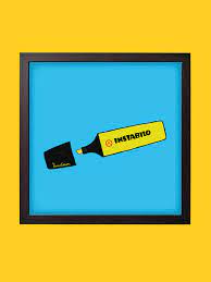 Poster “Instabilo” 20×20 cm – Stampa Premium, Grafica Timidessen