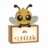 Lampada da tavolo bambino Ape personalizzabile con nome – Vintiun