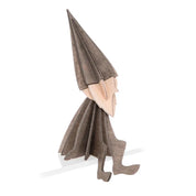 Lovi Elf "Grey" 16cm – Decorazione in legno 3D per casa e Natale | Lovi