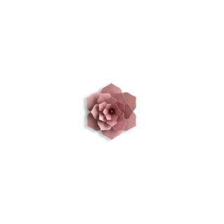 Lovi Decor Flower – Fiore Decorativo in Legno Light Pink | Lovi