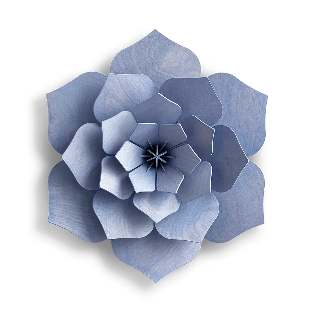 Lovi Decor Flower – Fiore Decorativo in Legno Flax Blue | Lovi
