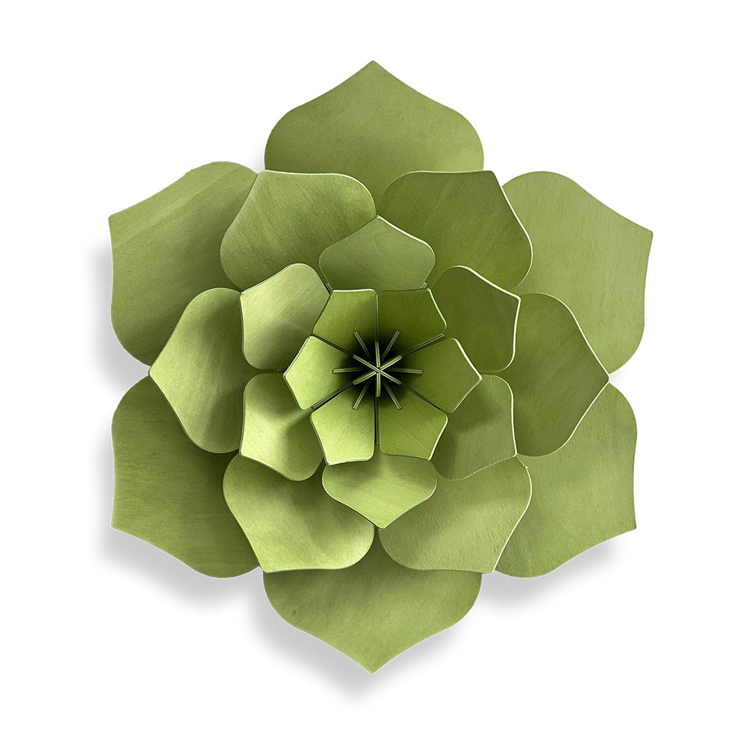 Lovi Decor Flower – Fiore Decorativo in Legno Pale Green | Lovi