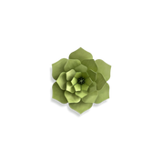 Lovi Decor Flower – Fiore Decorativo in Legno Pale Green | Lovi