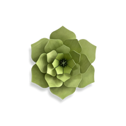 Lovi Decor Flower – Fiore Decorativo in Legno Pale Green | Lovi