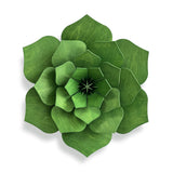 Lovi Decor Flower – Fiore Decorativo in Legno Forest Green | Lovi