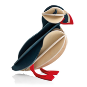 Lovi Puffin – Pulcinella di Mare in Legno Dark Blue | Lovi