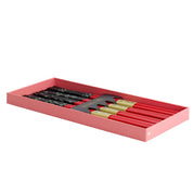 Set 5 Paia di Bacchette Red Black Flower | Tokyo Design Studio
