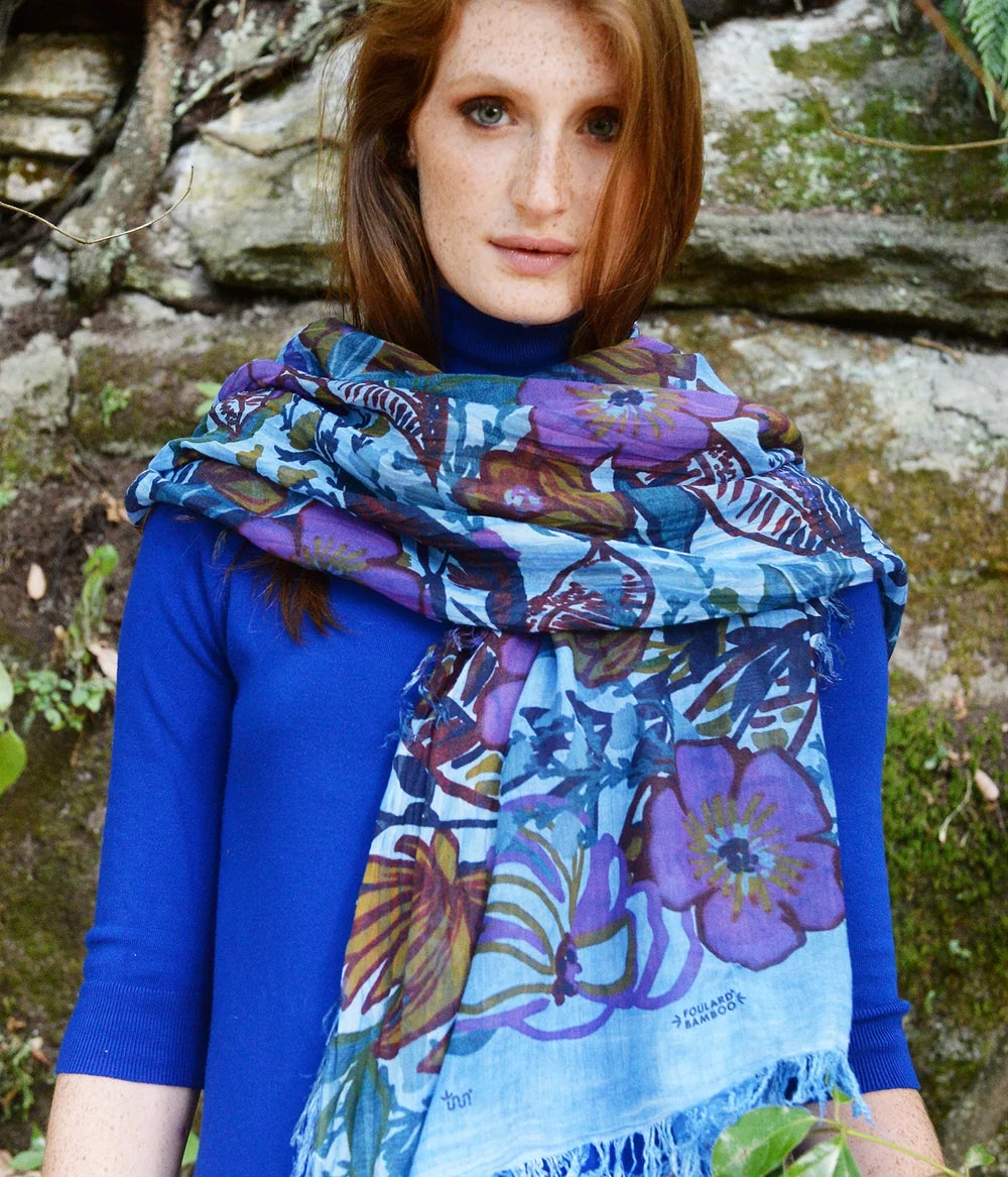 Foulard Bamboo GAUGUIN – Fibra di Bambù e TENCEL™| Innbamboo