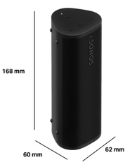 Roam 2 Black – Speaker Portatile Waterproof & Multiroom | Sonos – Inverticale