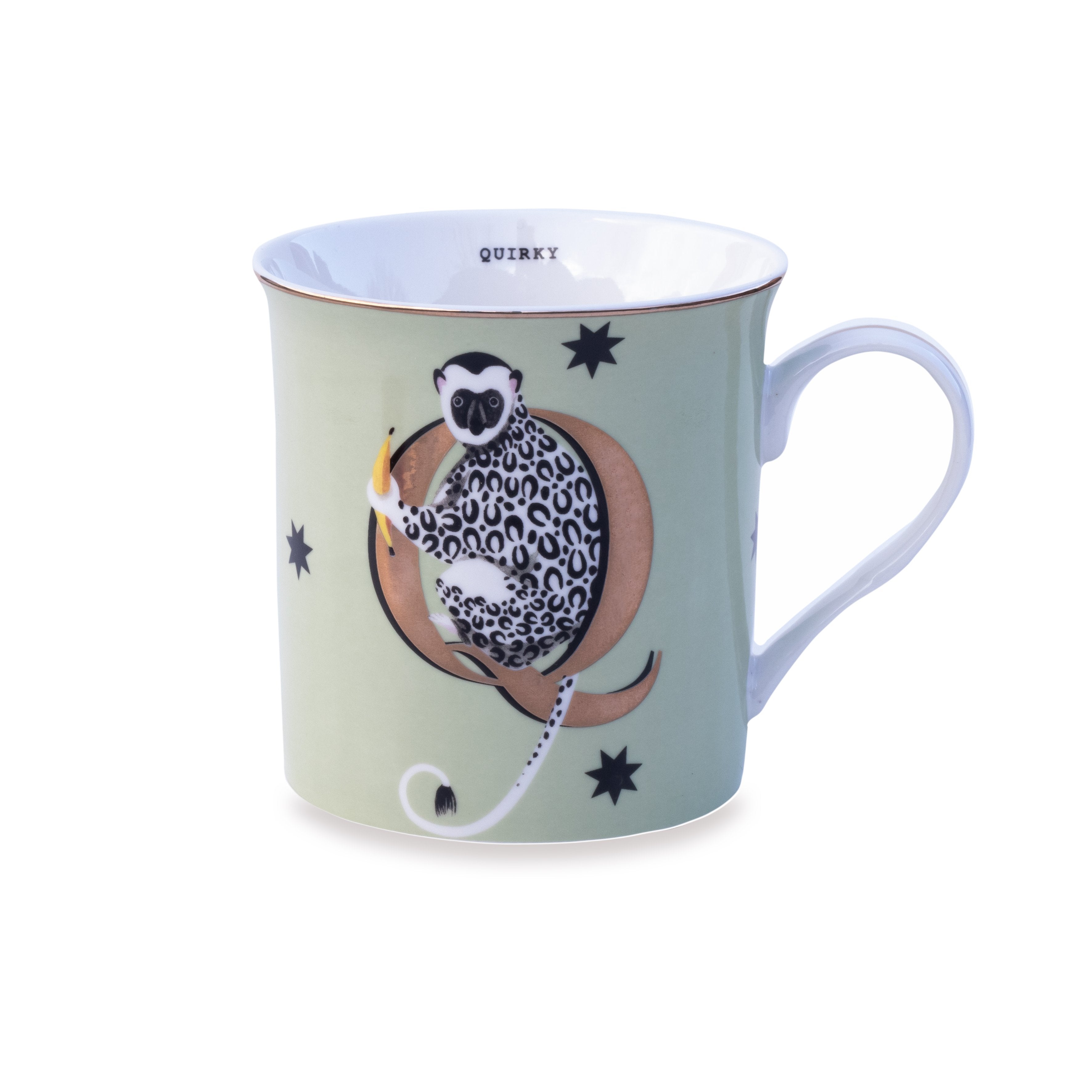 Tazza Lettera Personalizzabile – Design Gold Edition | Yvonne Ellen