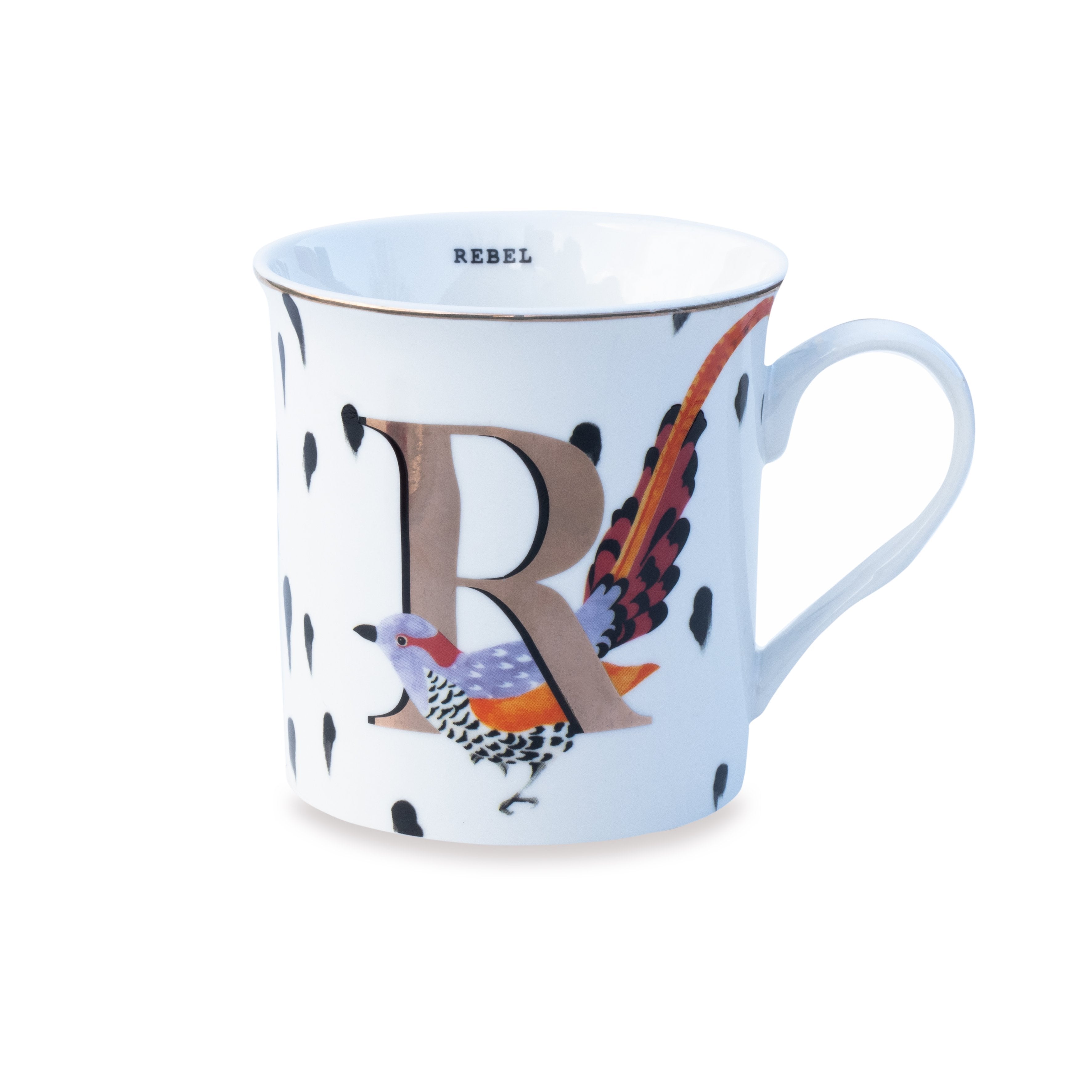 Tazza Lettera Personalizzabile – Design Gold Edition | Yvonne Ellen