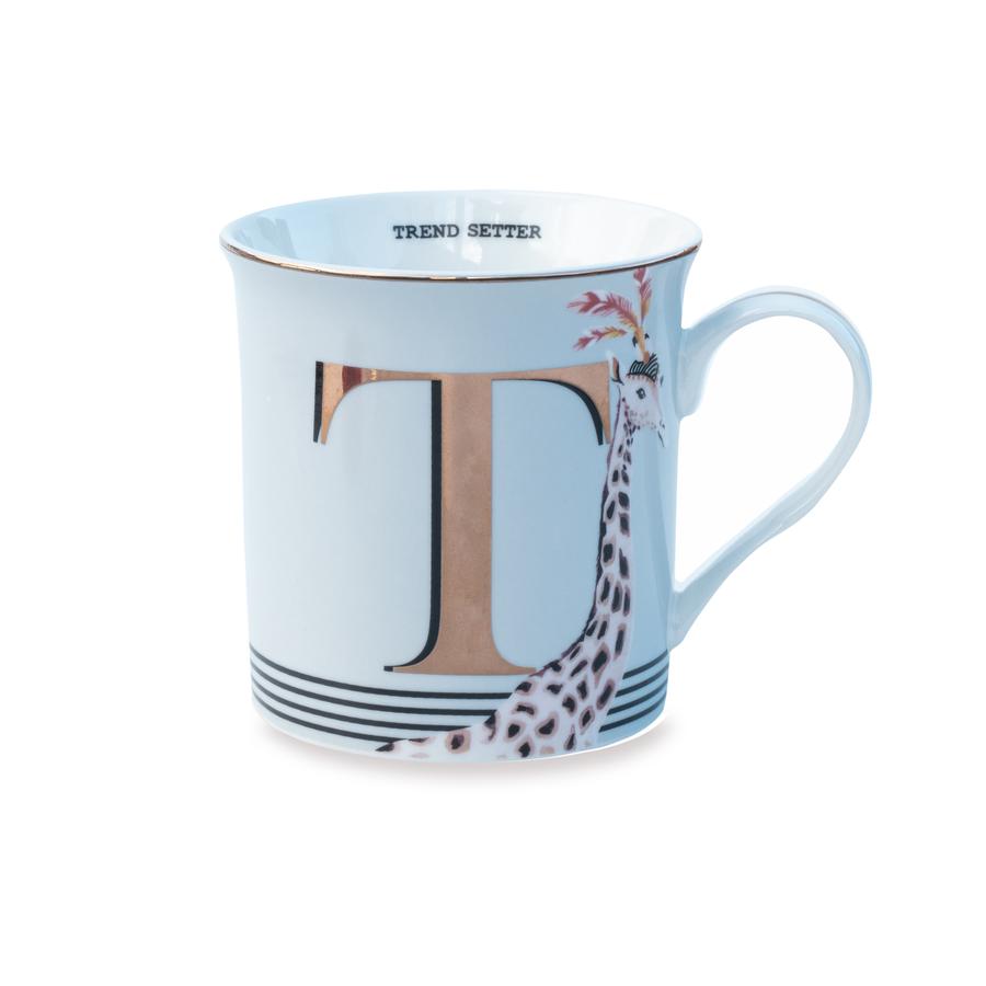 Tazza Lettera Personalizzabile – Design Gold Edition | Yvonne Ellen