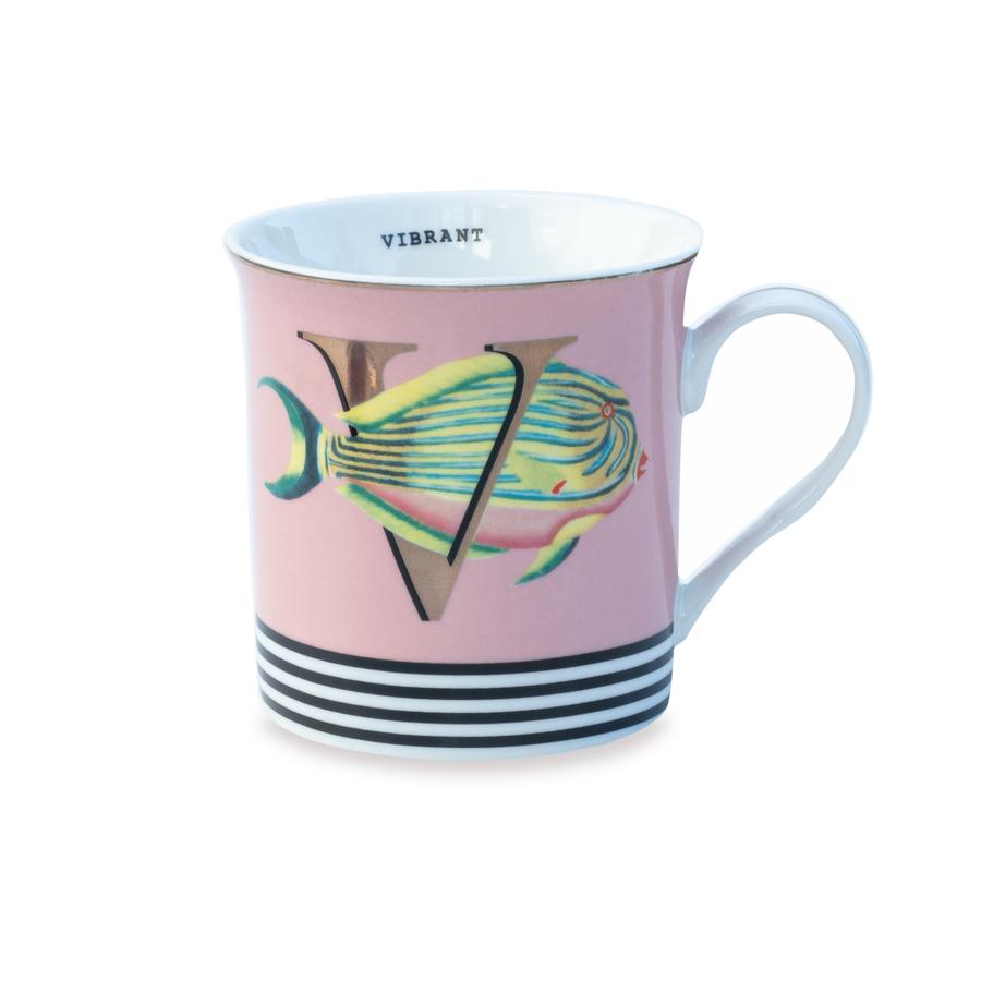 Tazza Lettera Personalizzabile – Design Gold Edition | Yvonne Ellen