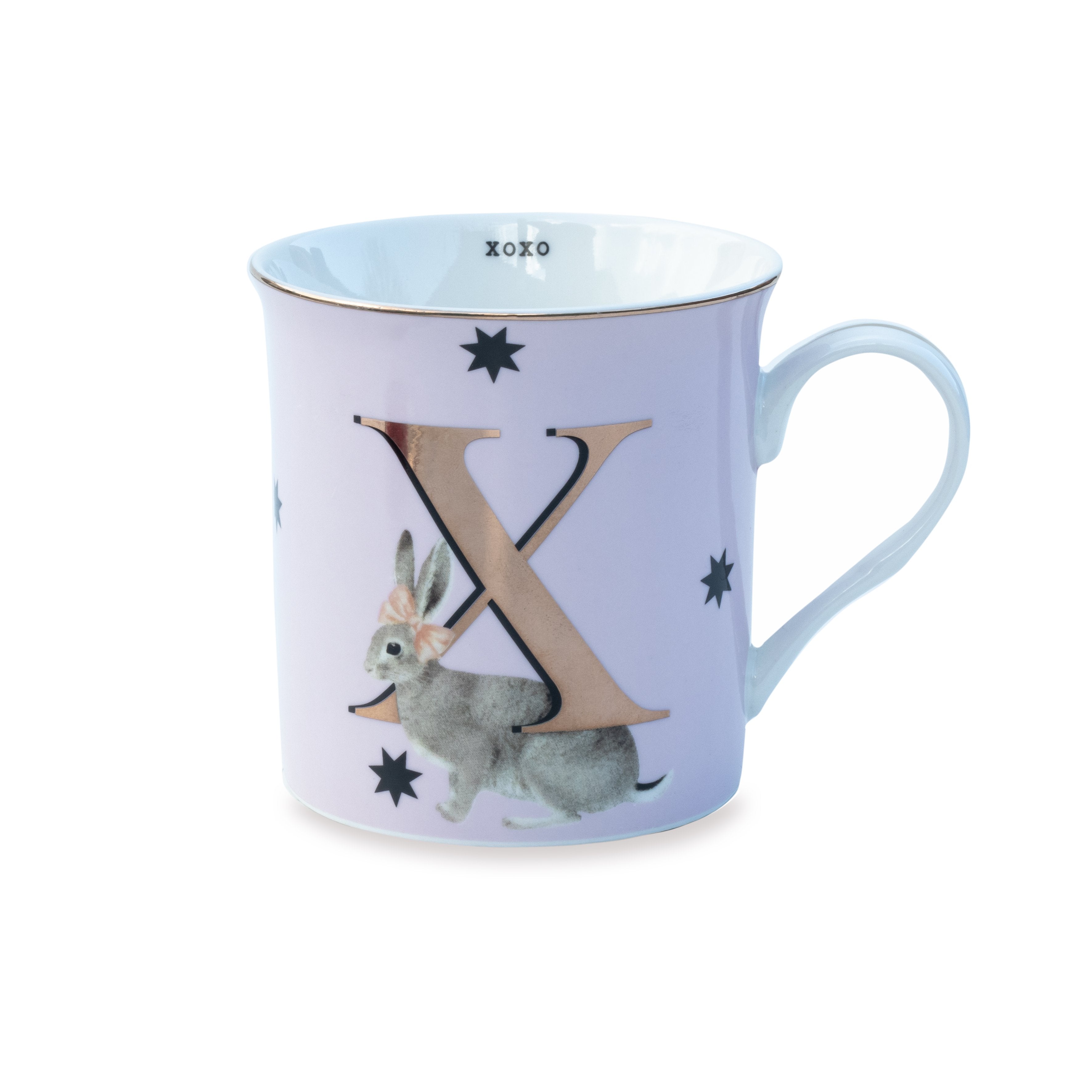 Tazza Lettera Personalizzabile – Design Gold Edition | Yvonne Ellen
