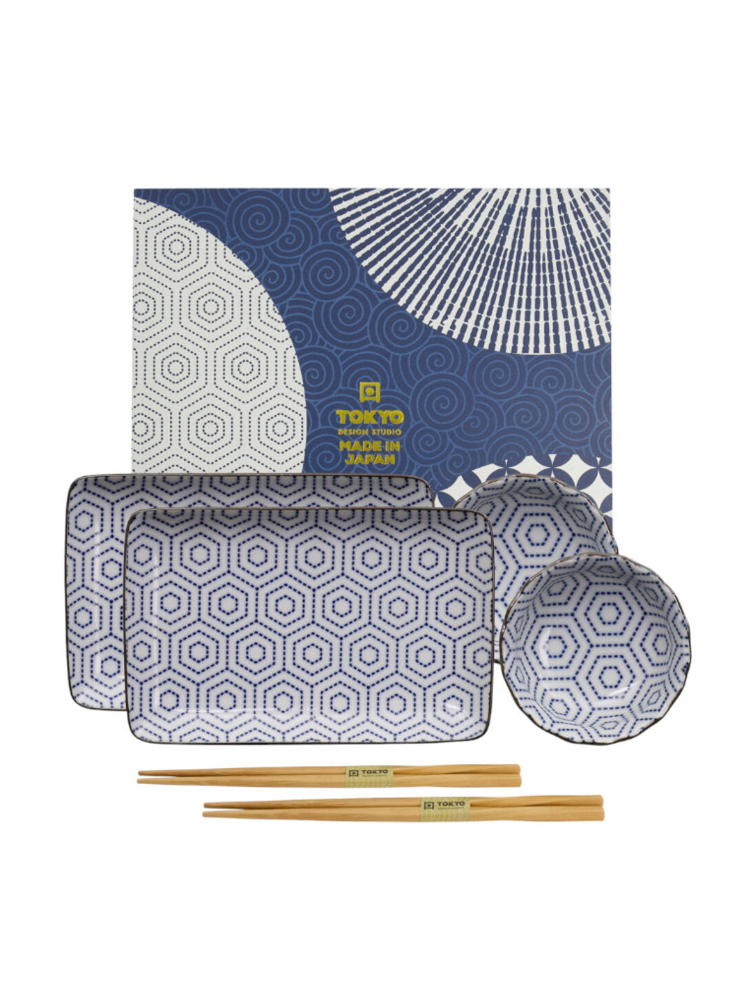 Sushi Set Kotobuki Kikko – Porcellana Giapponese Elegante | Tokyo Design Studio