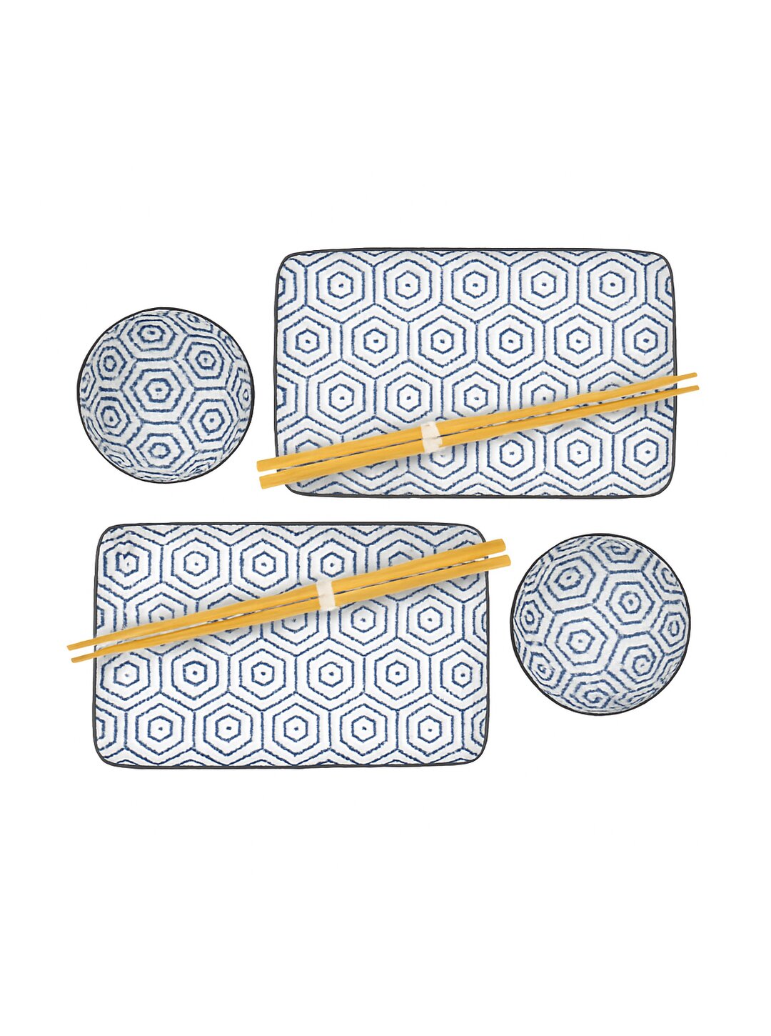 Sushi Set Kotobuki Kikko – Porcellana Giapponese Elegante | Tokyo Design Studio