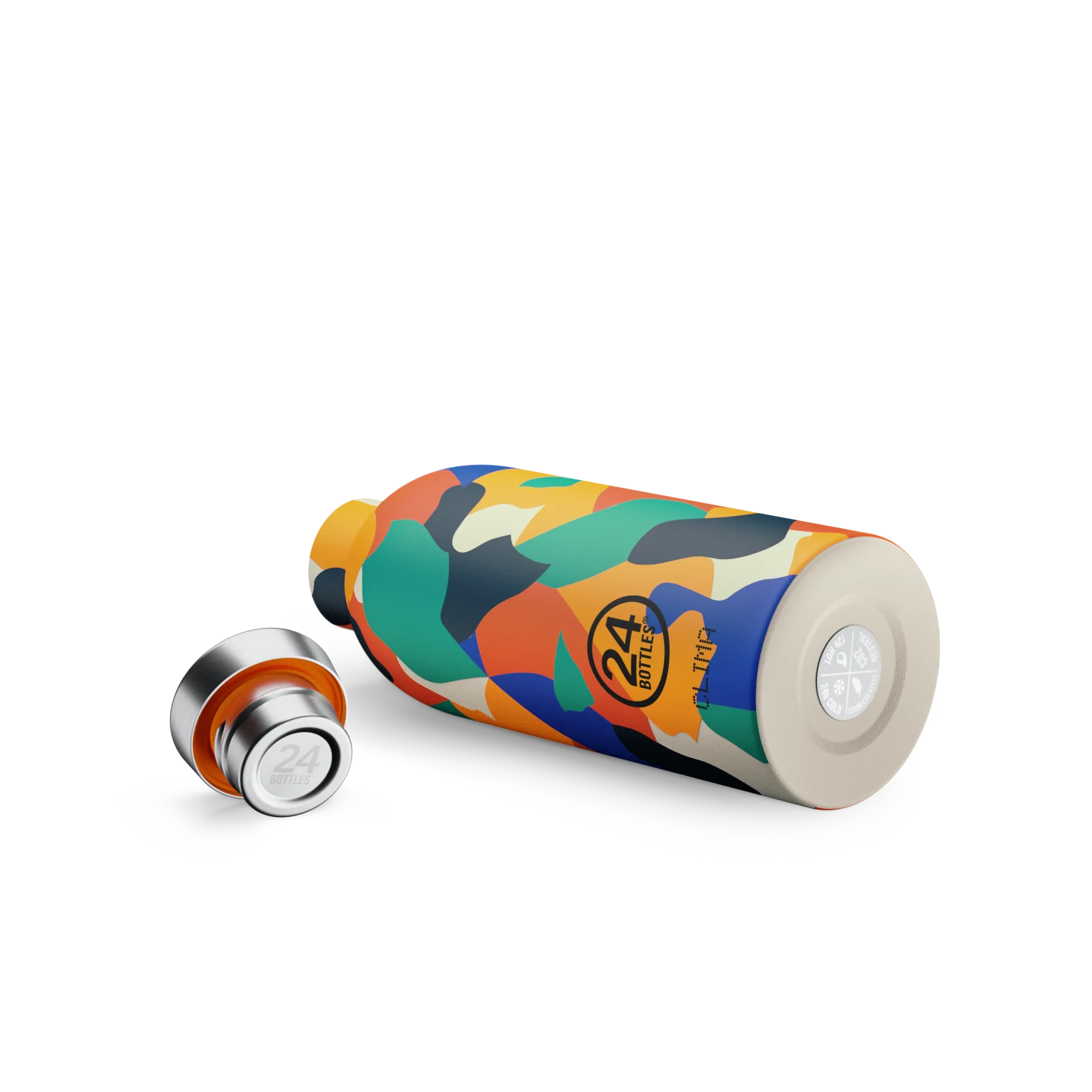 Clima Bottle Orange Tundra – Borraccia termica design | 24Bottles