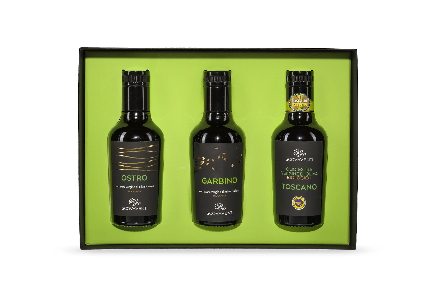 Confezione Regalo Degustazione Olio EVO Biologico 250ml | SCOVAVENTI