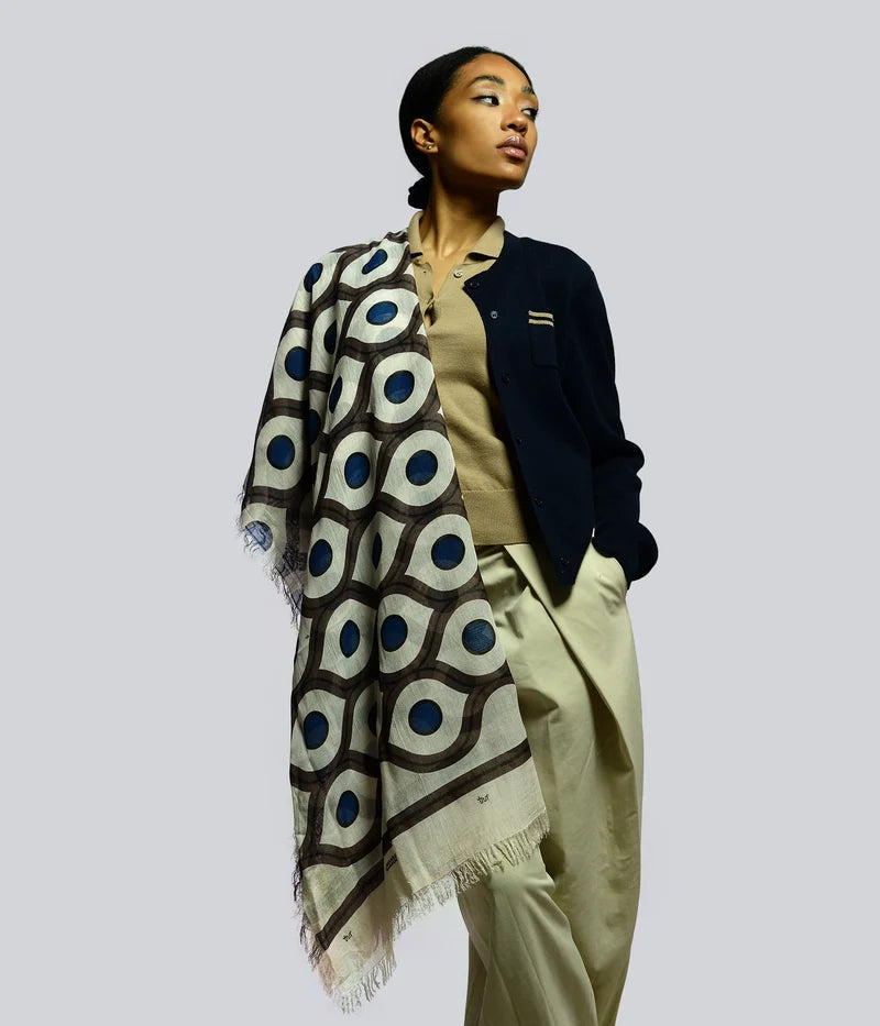 Foulard Bamboo ESCHER – Arte geometrica & fibra bambù | InnBamboo