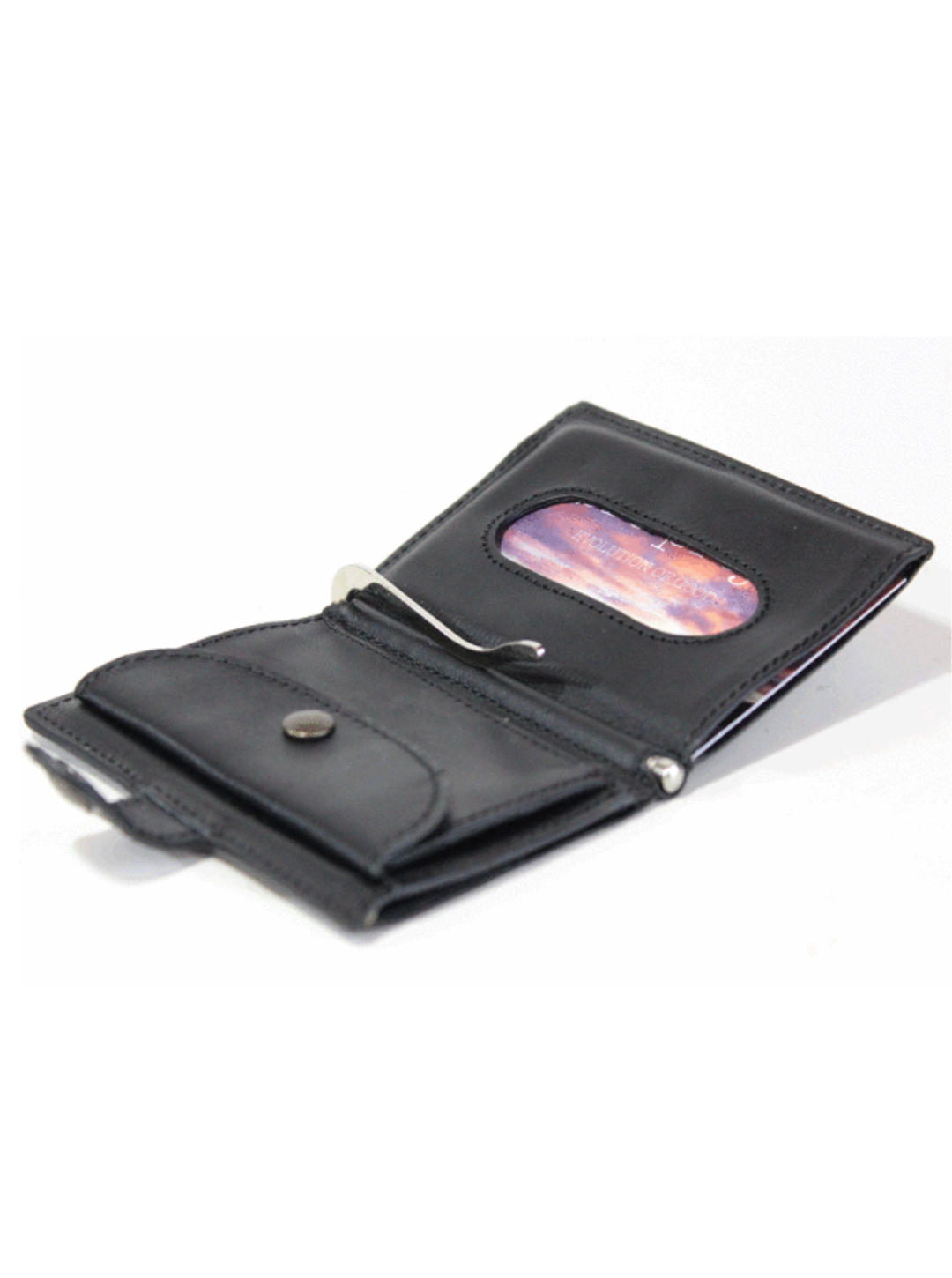 Los Angeles Black iClutch + Coins – Portafoglio compatto & stile | Kjøre Project