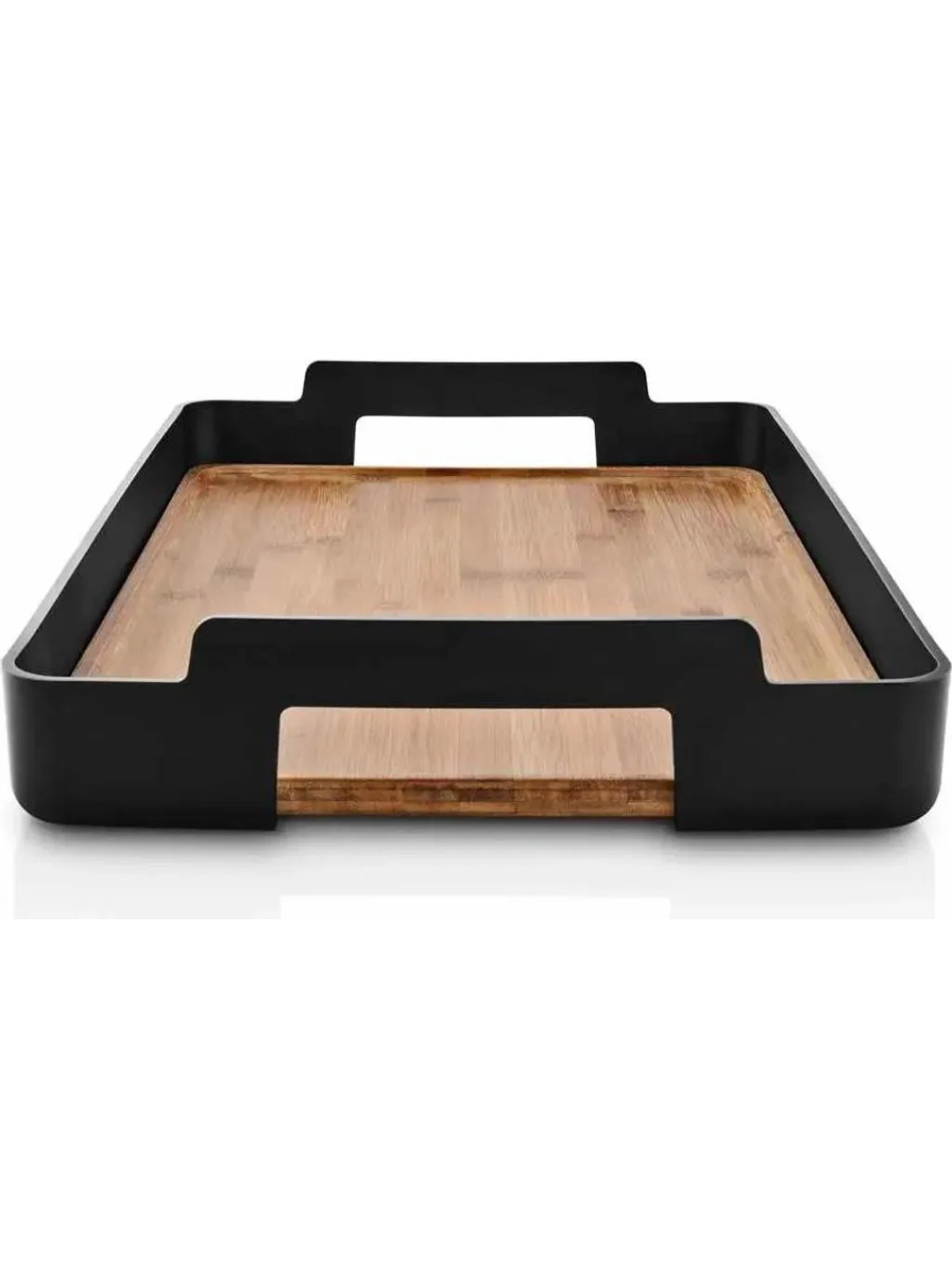 Vassoio Rettangolare Nordic Kitchen – Bamboo Nero con Bordo Alto | Eva Solo