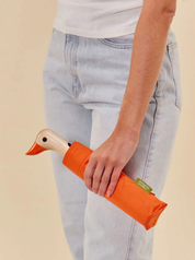 Ombrello Duck Head | Eco‑friendly Compact Umbrella | Papaya