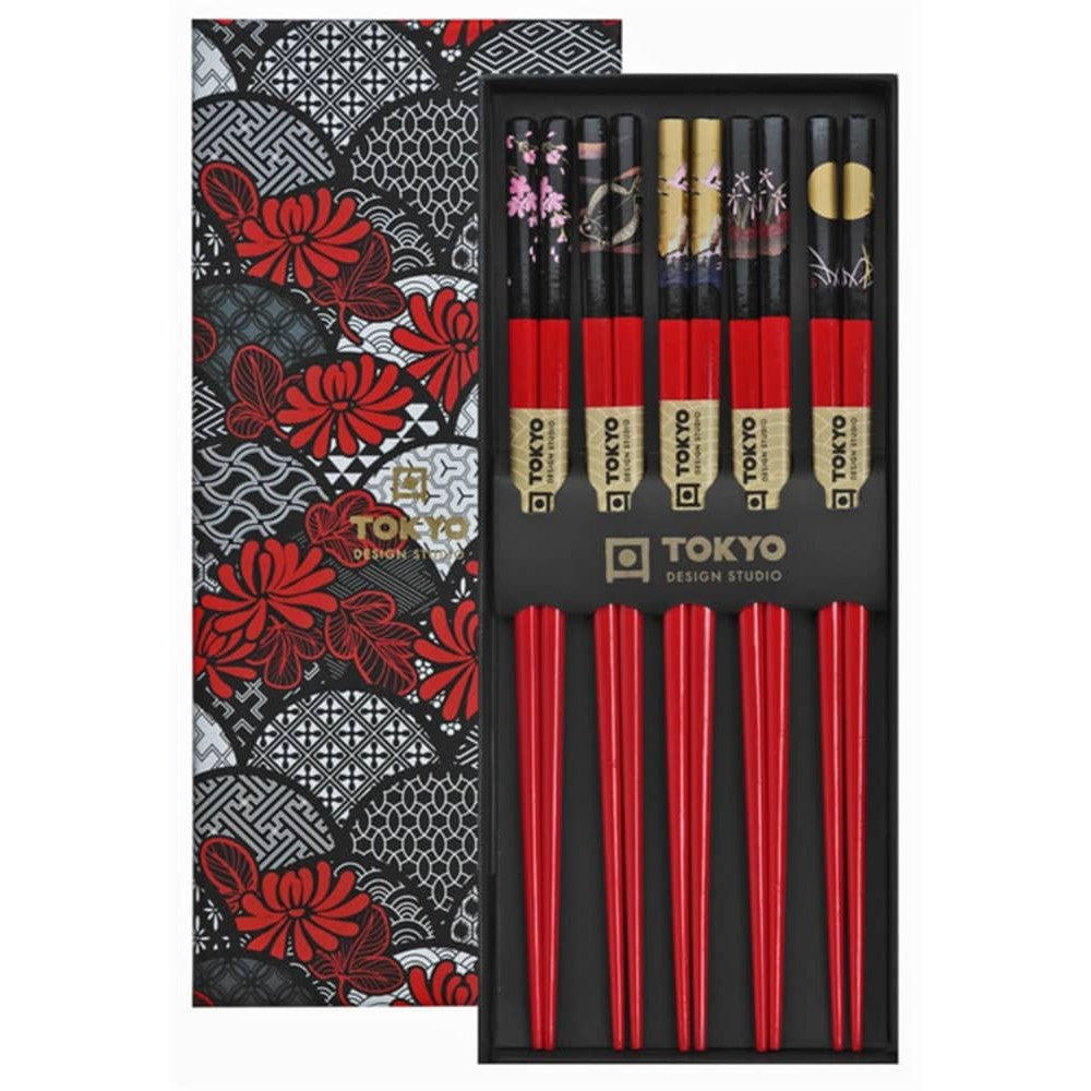 Chopsticks Red - Set di 5