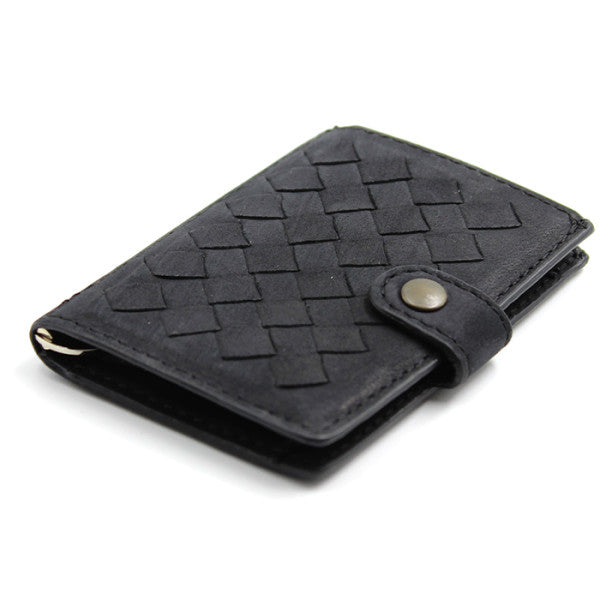 Handwoven Black iClutch + Coins