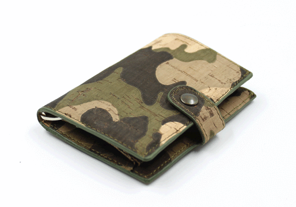 Cork Camouflage iClutch + Coins